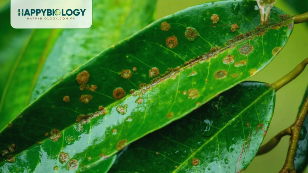 Bệnh đốm rong gây tác hại gì cho vườn sầu riêng?